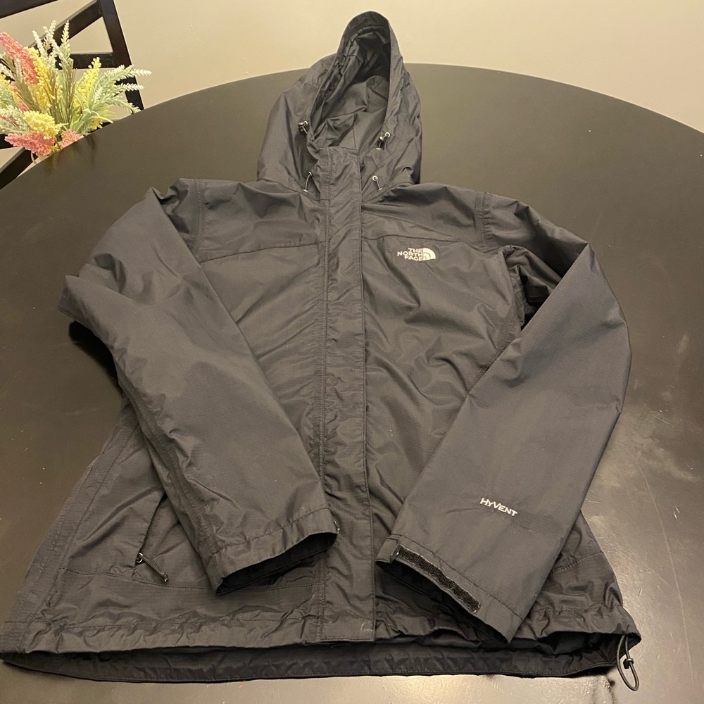 north face jacket women sz medium BLK